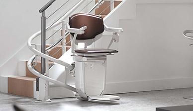 Upholstery options for stairlift chair