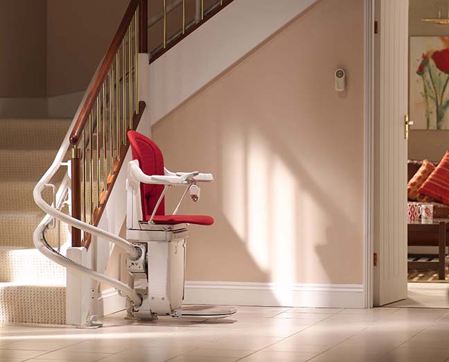 folding curved stairlift